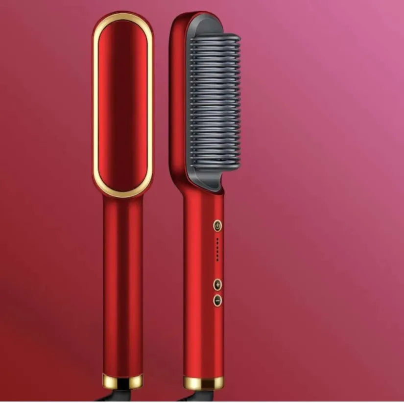 3 in 1 Ceramic Fast Hair Straightener comb (Multicolored)