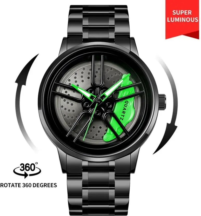 Rotating Wheel Watch (Mens) 4