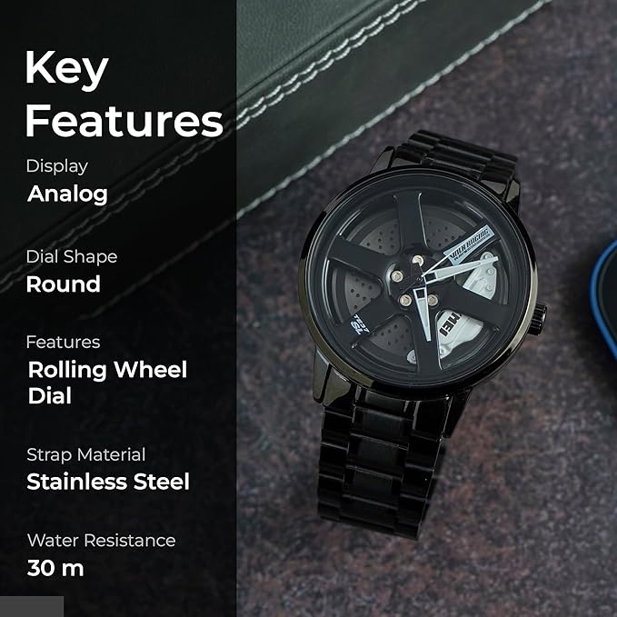 Rotating Rim Watch (Mens) 2